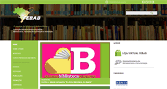 Desktop Screenshot of febab.org.br
